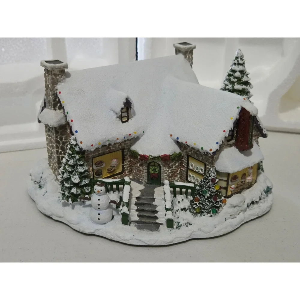 Thomas Kinkade Hawthorne Village Yuletide Bakery Christmas Village A4564 COA